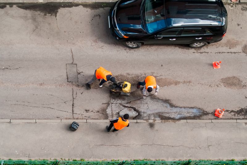 Parking Lot Pothole Repair