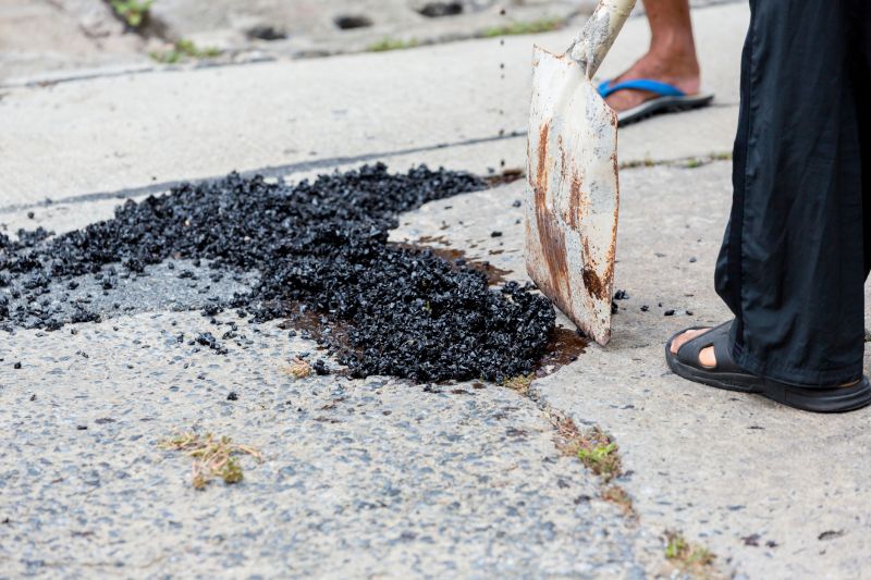 Products For Parking Lot Pothole Repairs in use